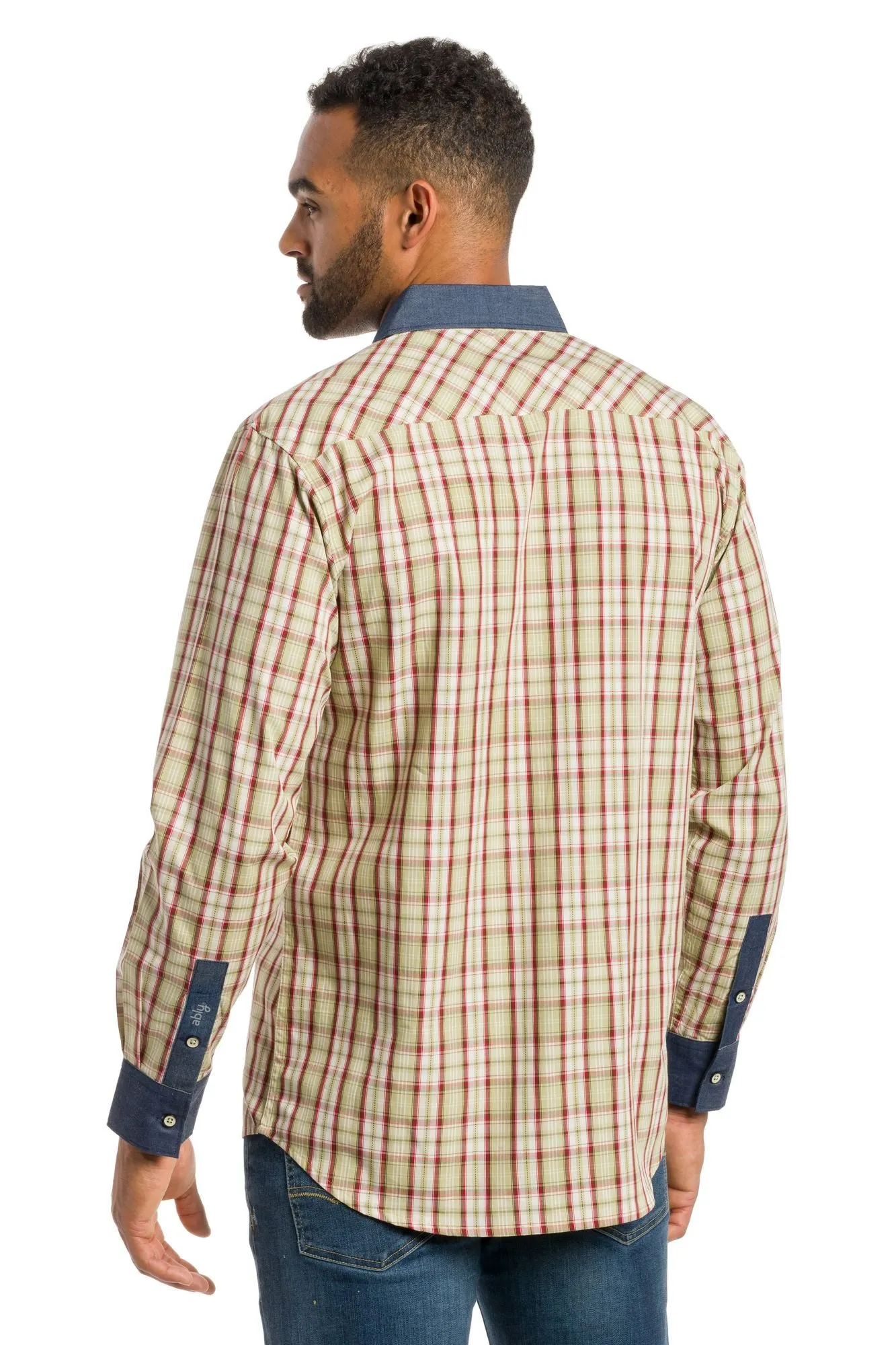 York | Men's Long Sleeve Shirt With Trim