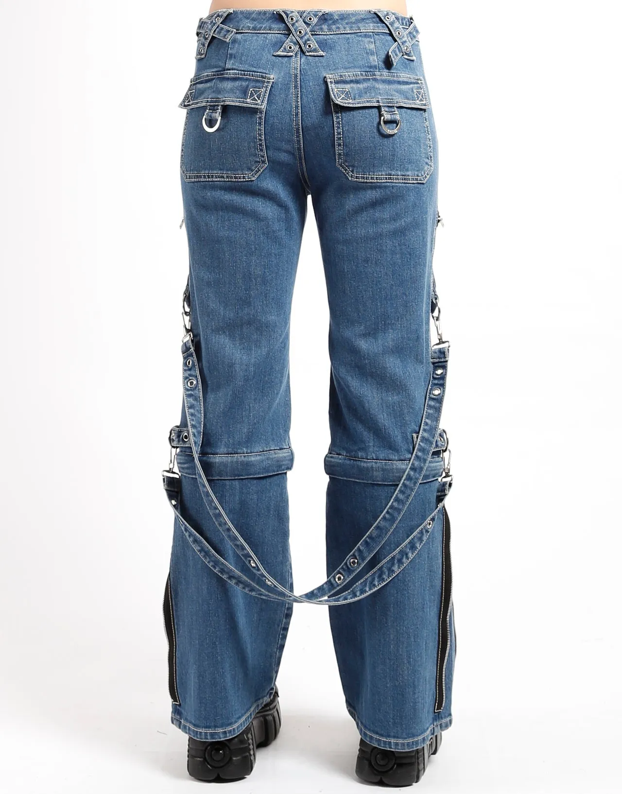 ZIP TO ZIP PANT LIGHT BLUE DENIM